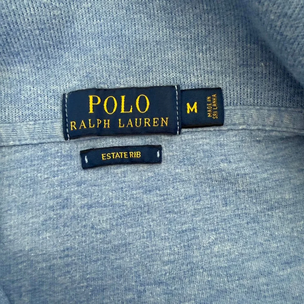 Polo Ralph Lauren blue quarter zip sweatshirt - Size M